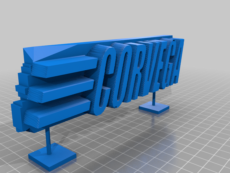 Corvega Factory Rooftop Sign