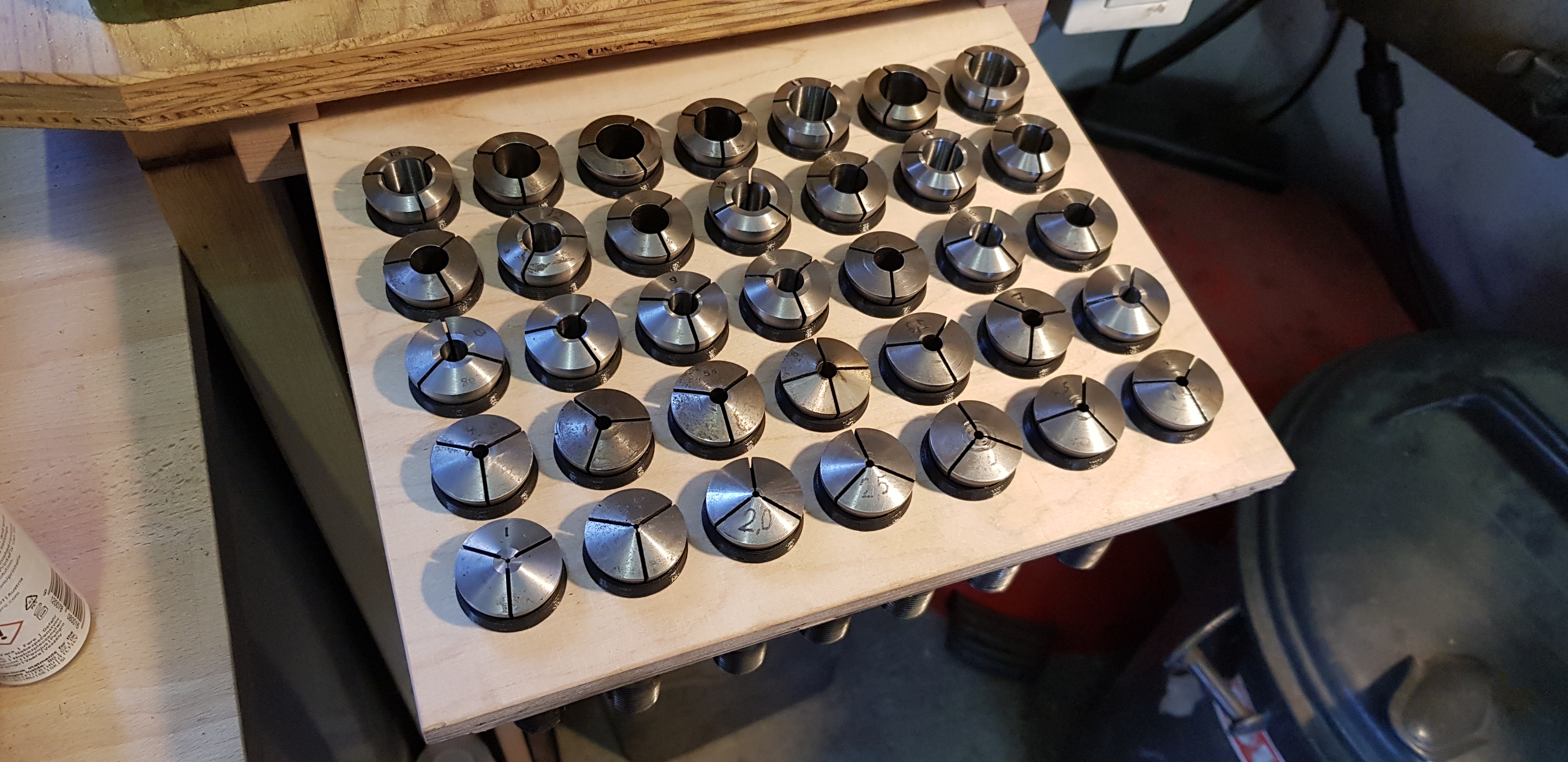 Collet Rings Type 355E S20x2 / Colletholder / Spannzangenhülsen