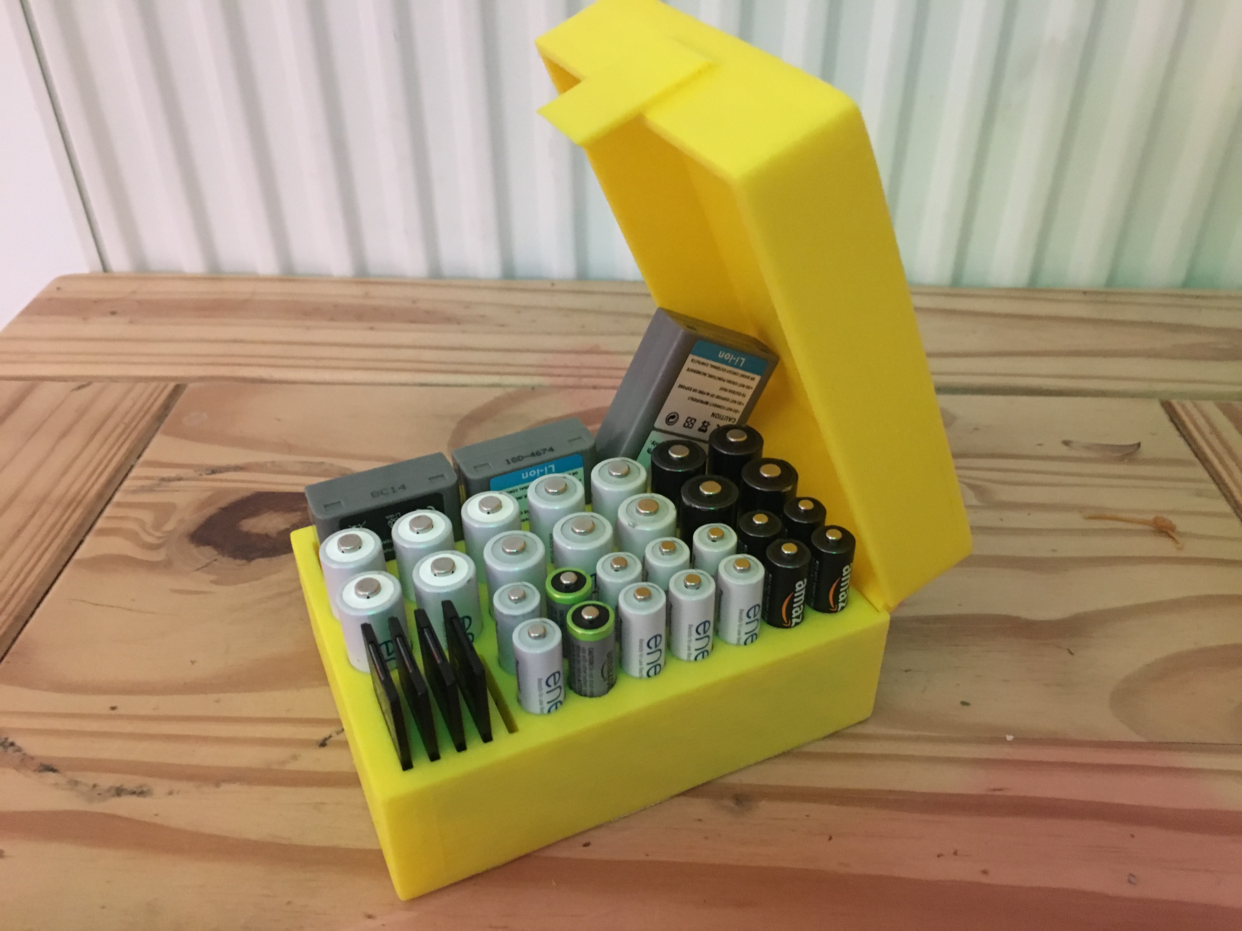 Battery and SD Card Organiser