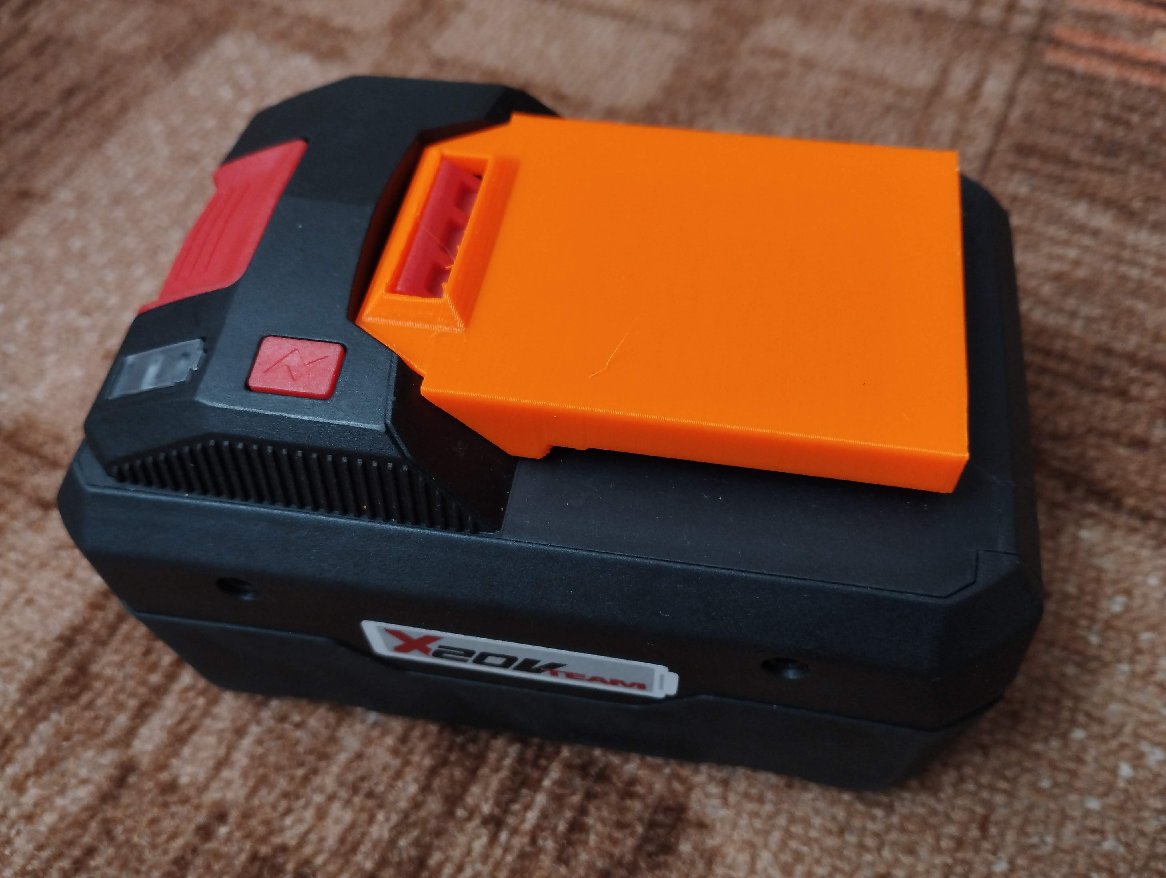 Parkside X20VTeam 20V battery protection cap