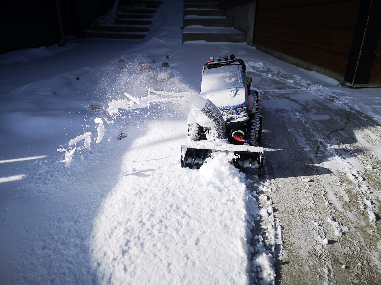 1/10 RC snowblower parts remix