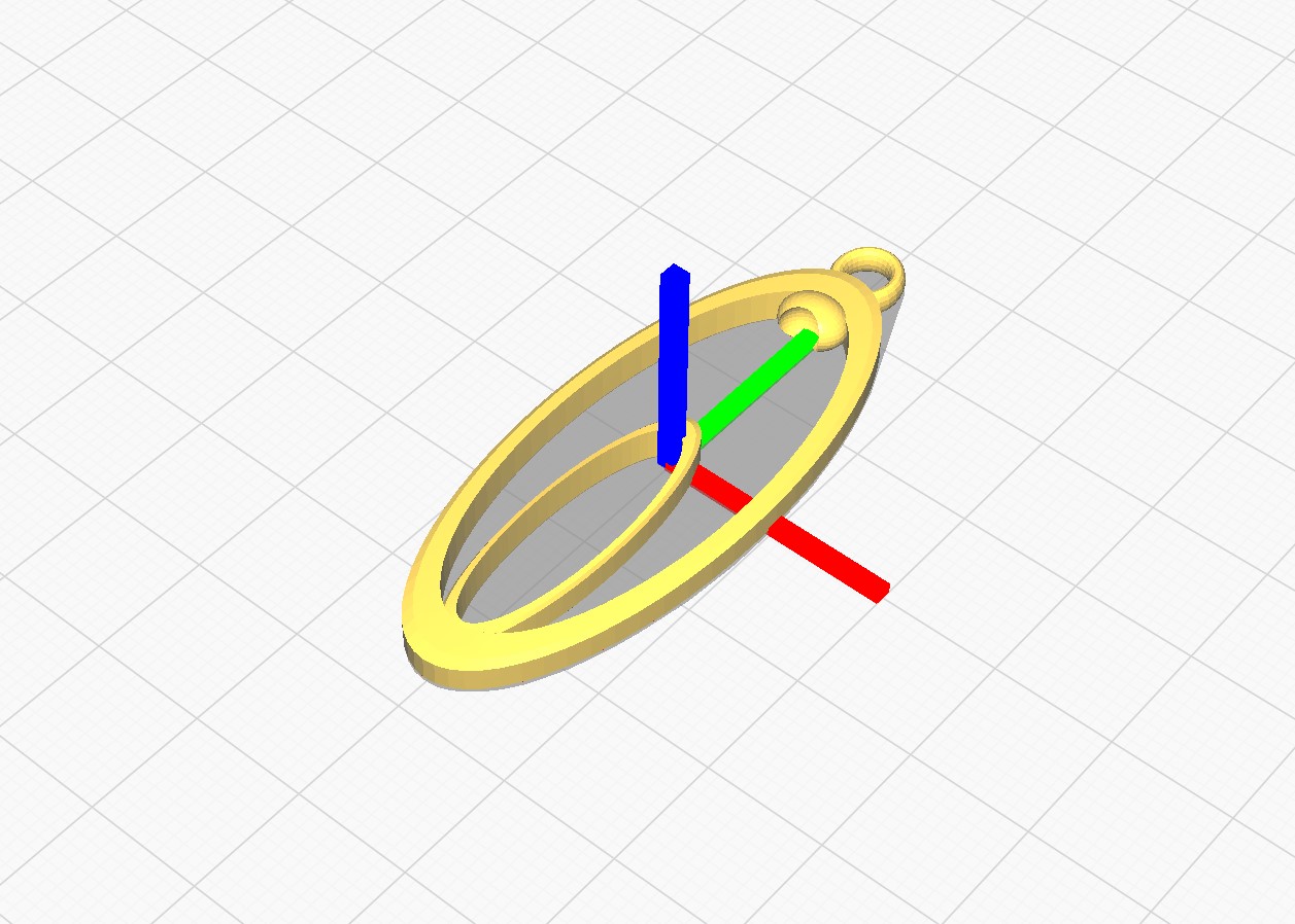 Stylized Vulva Pendant