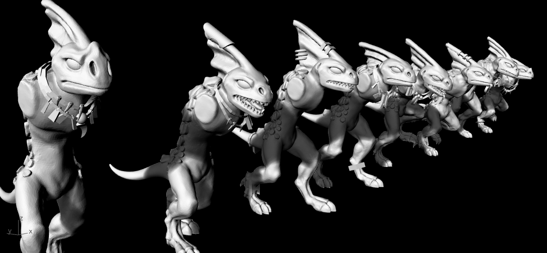 Saurian Skinks Warriors