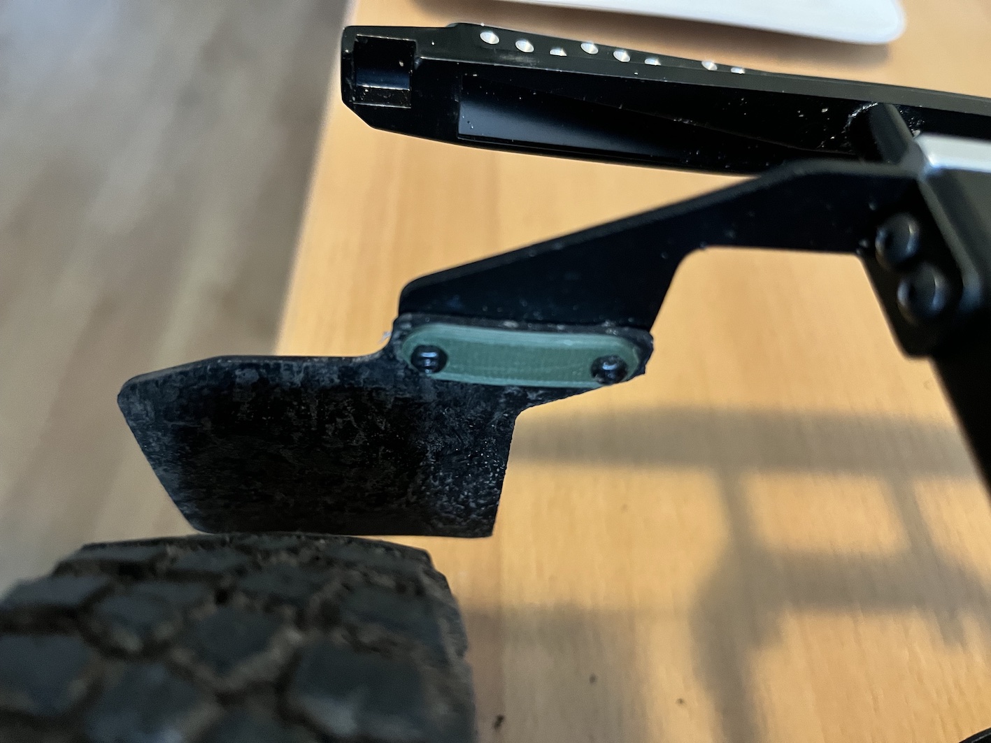 TRX4 defender mud flap retaining part