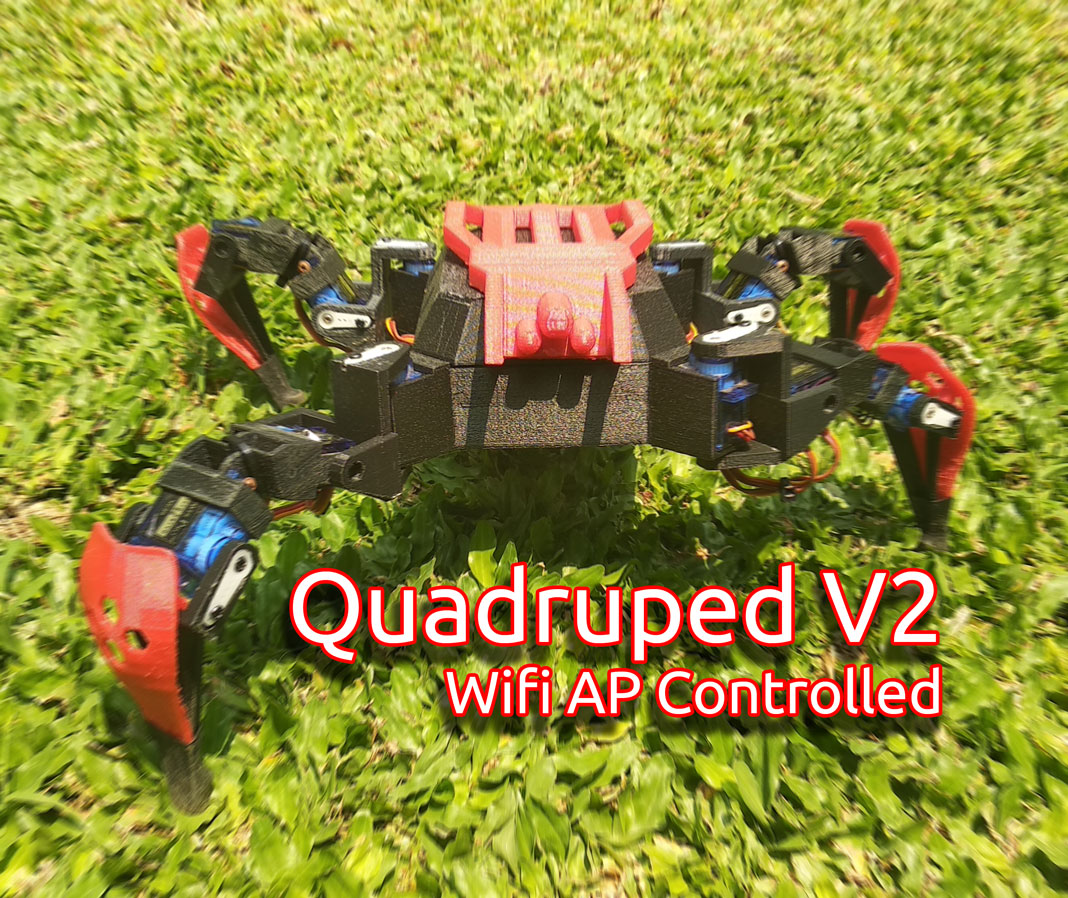 WIFI Quadruped V2 Crawling Robot
