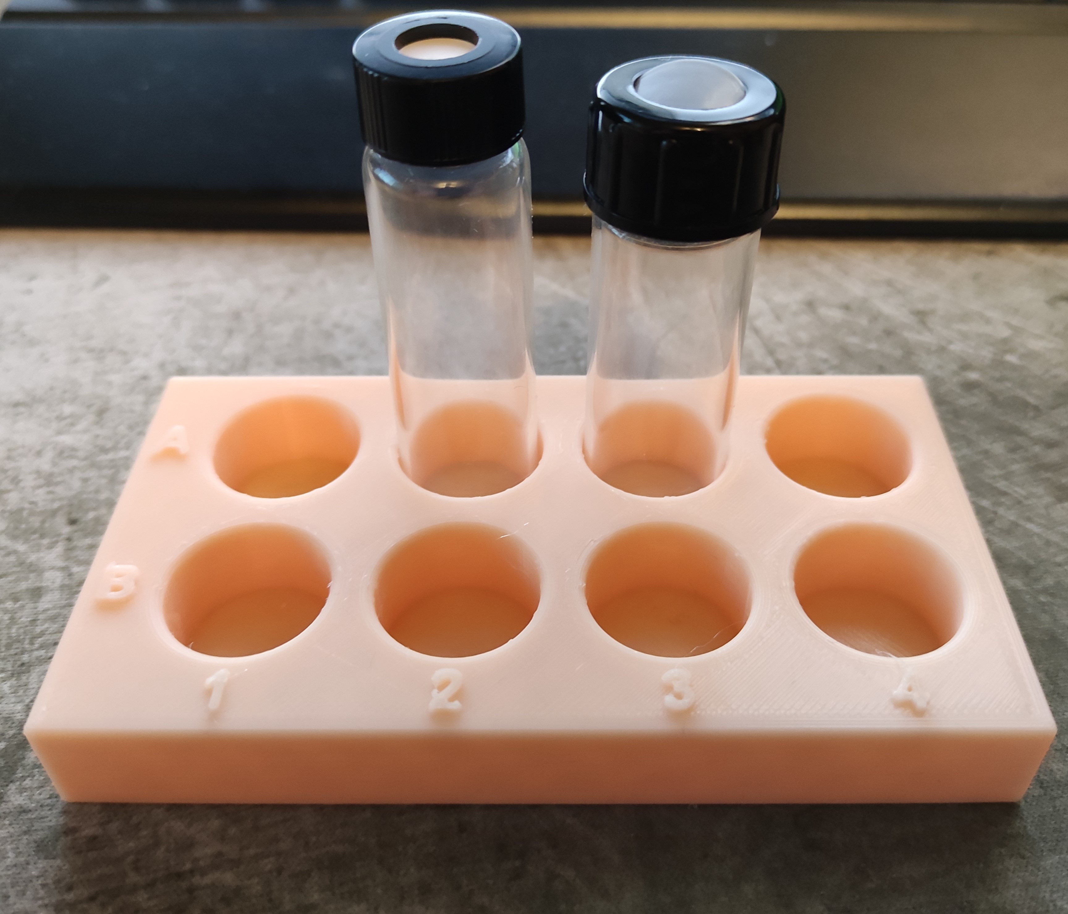 Vial Rack 2x4 (Diameter