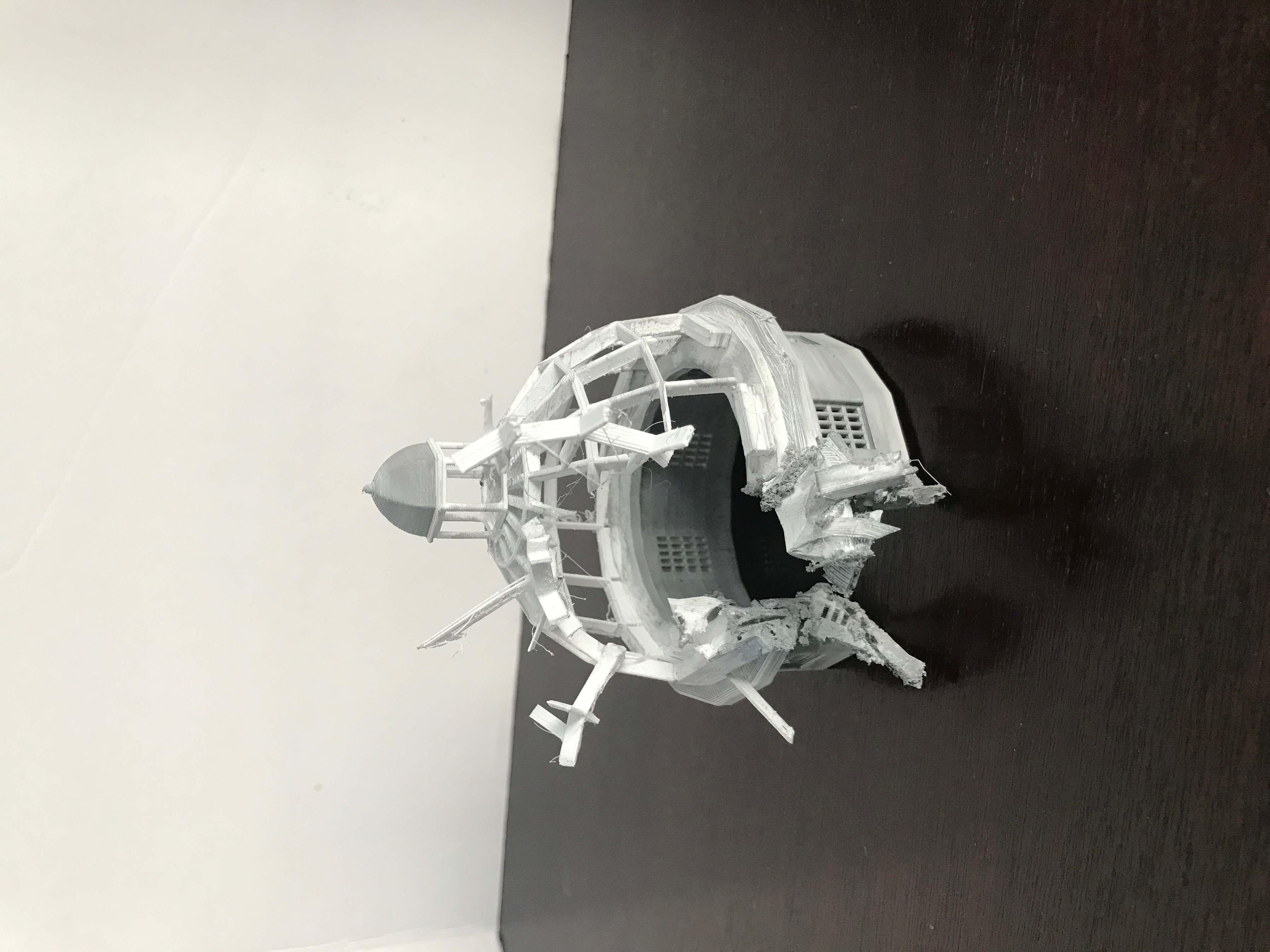Glass dome frame top