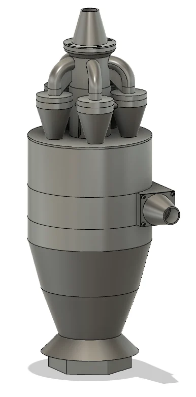 2 Stage Cyclone Dust Separator