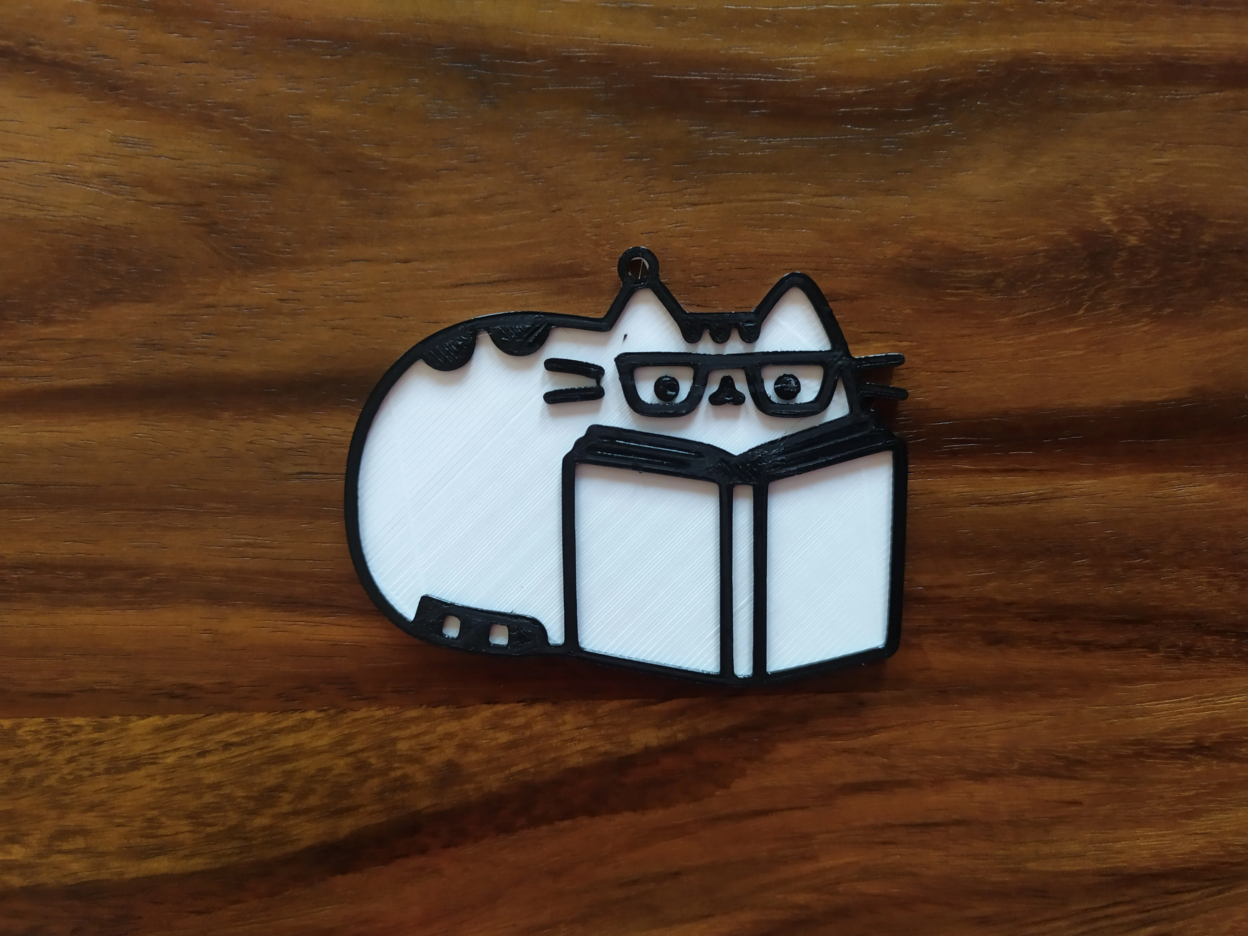 Pusheen (learn) Keychain