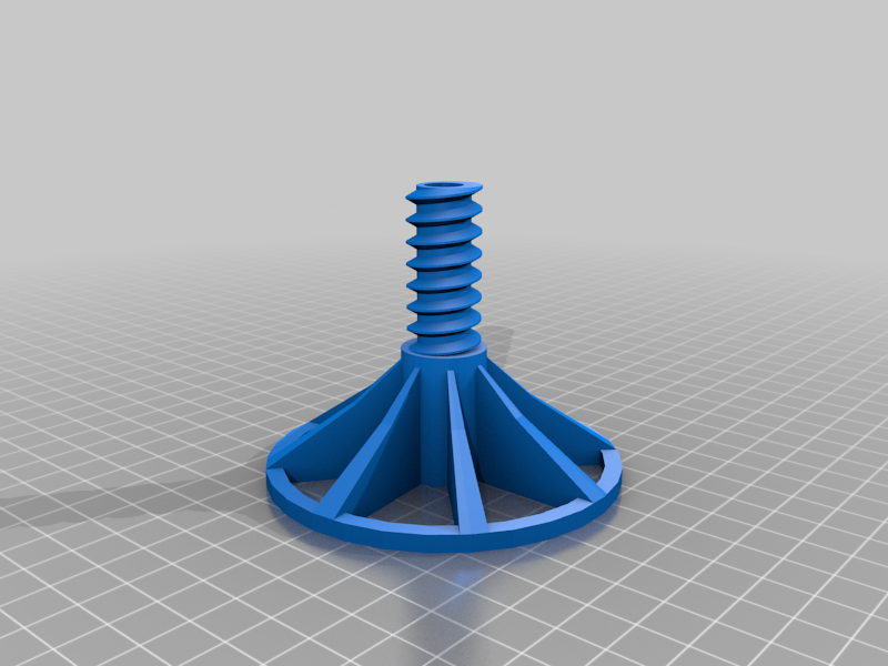 two piece filament spool holder - rigidbot