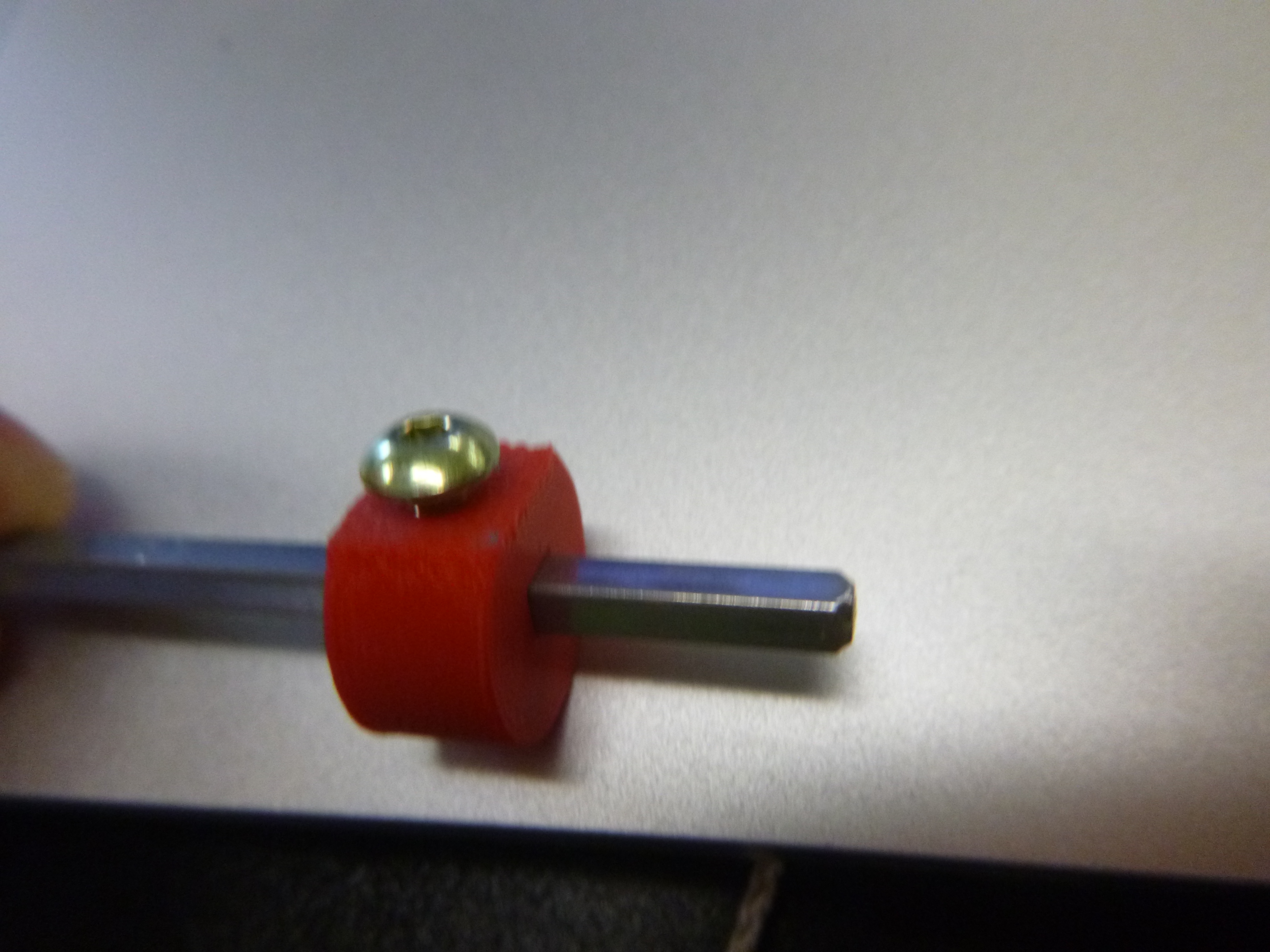 Collar for Vex robotics kit motor screw