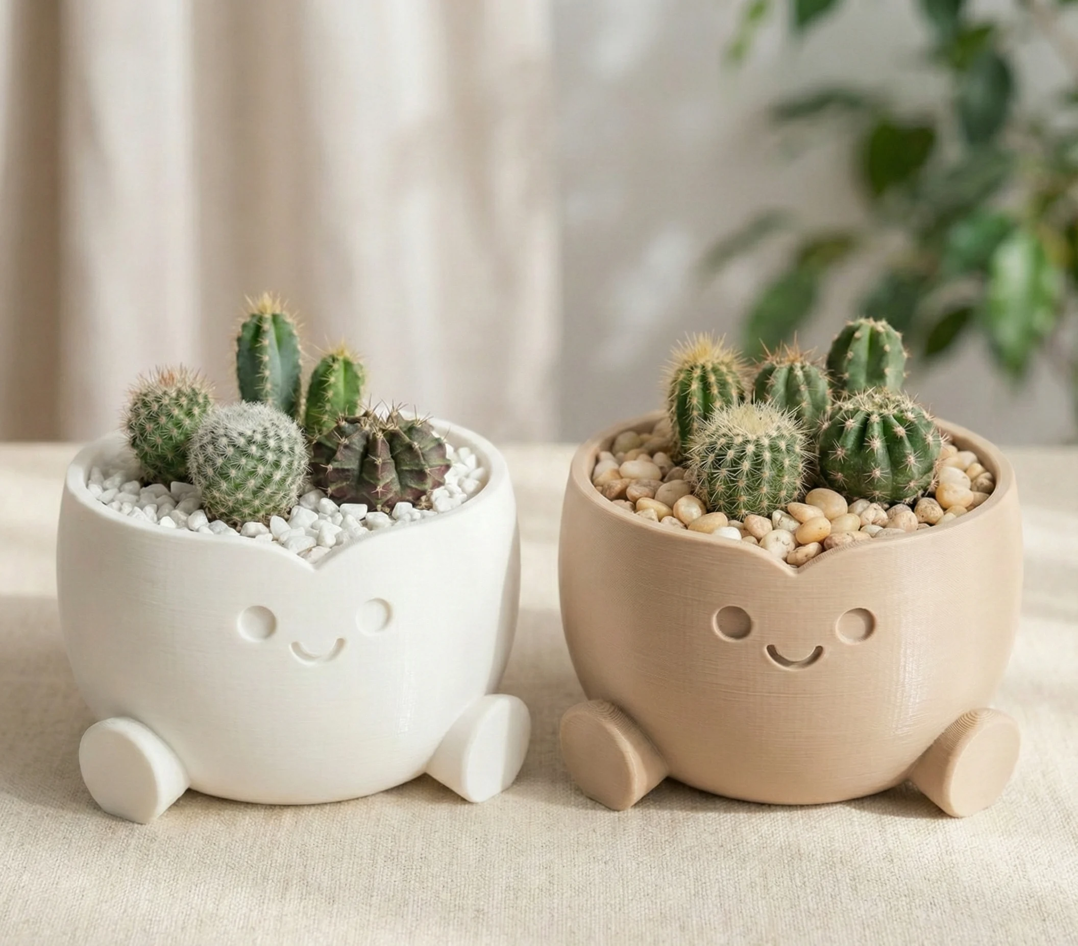 Smiling Planter ♡ - Cute Decor