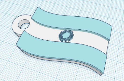 Llavero Bandera Argentina