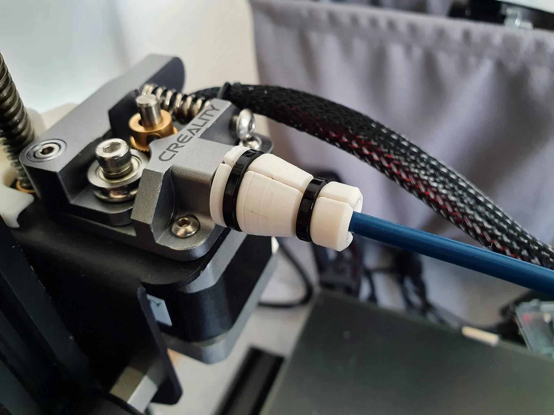 Ultimate Bowden PTFE Tube Clamp (no slip and rotation)