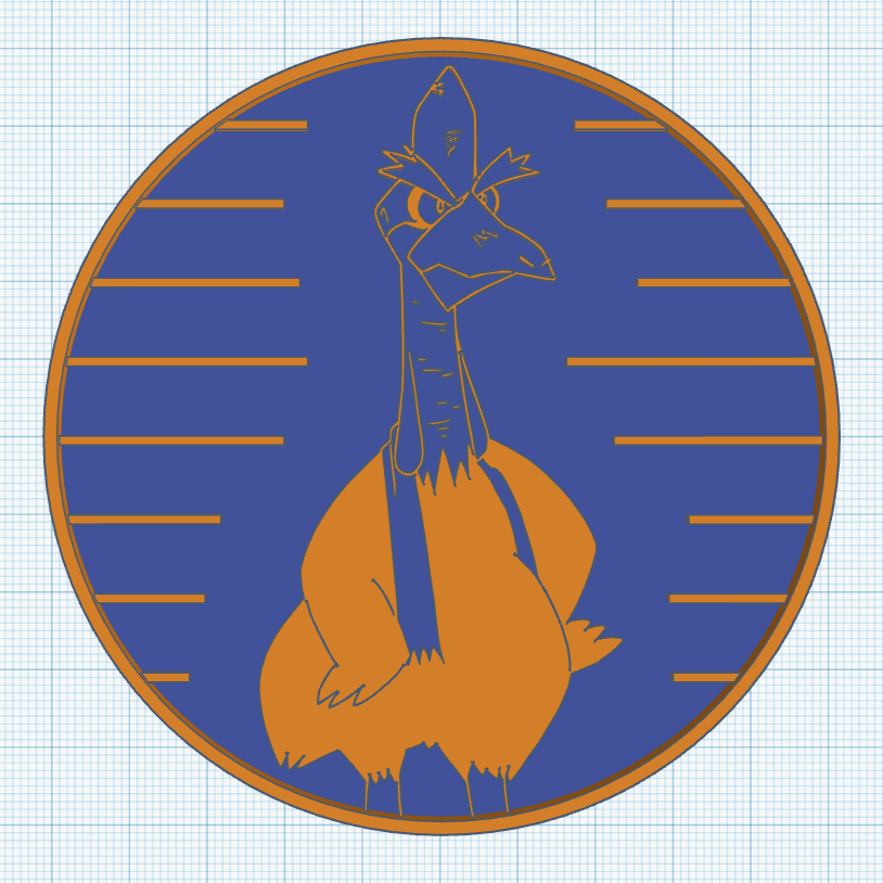 Translucent Boss Cass Coaster (Ty the Tasmanian Tiger)