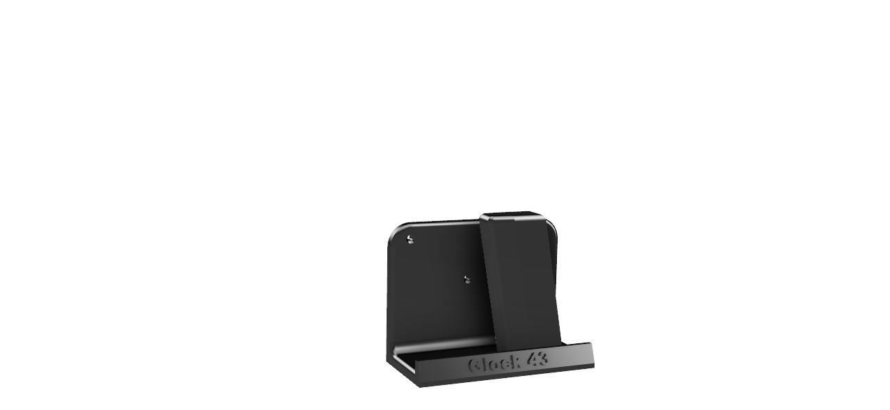 Glock 43 Wall Mount