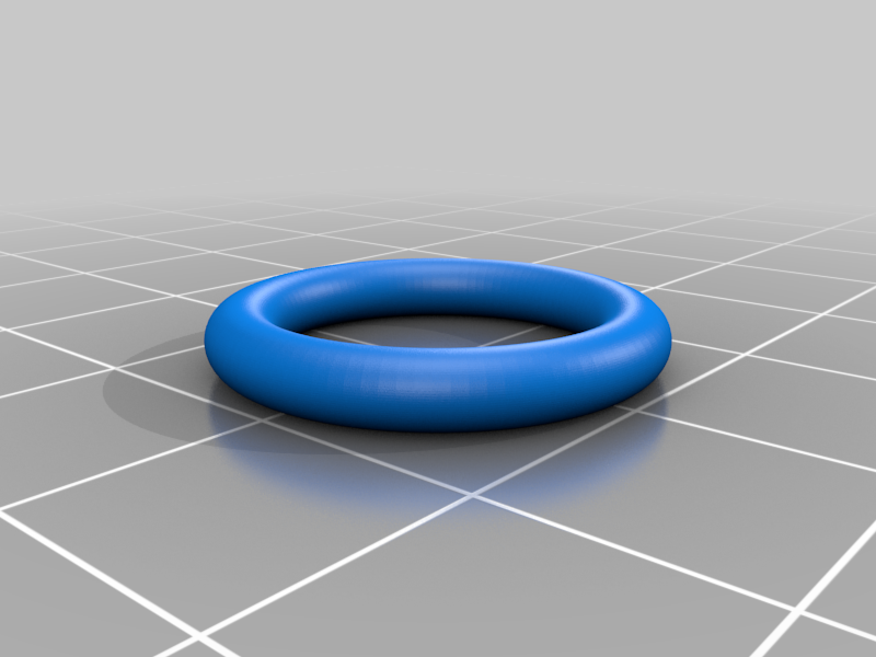 Customizable round gasket ring TPU