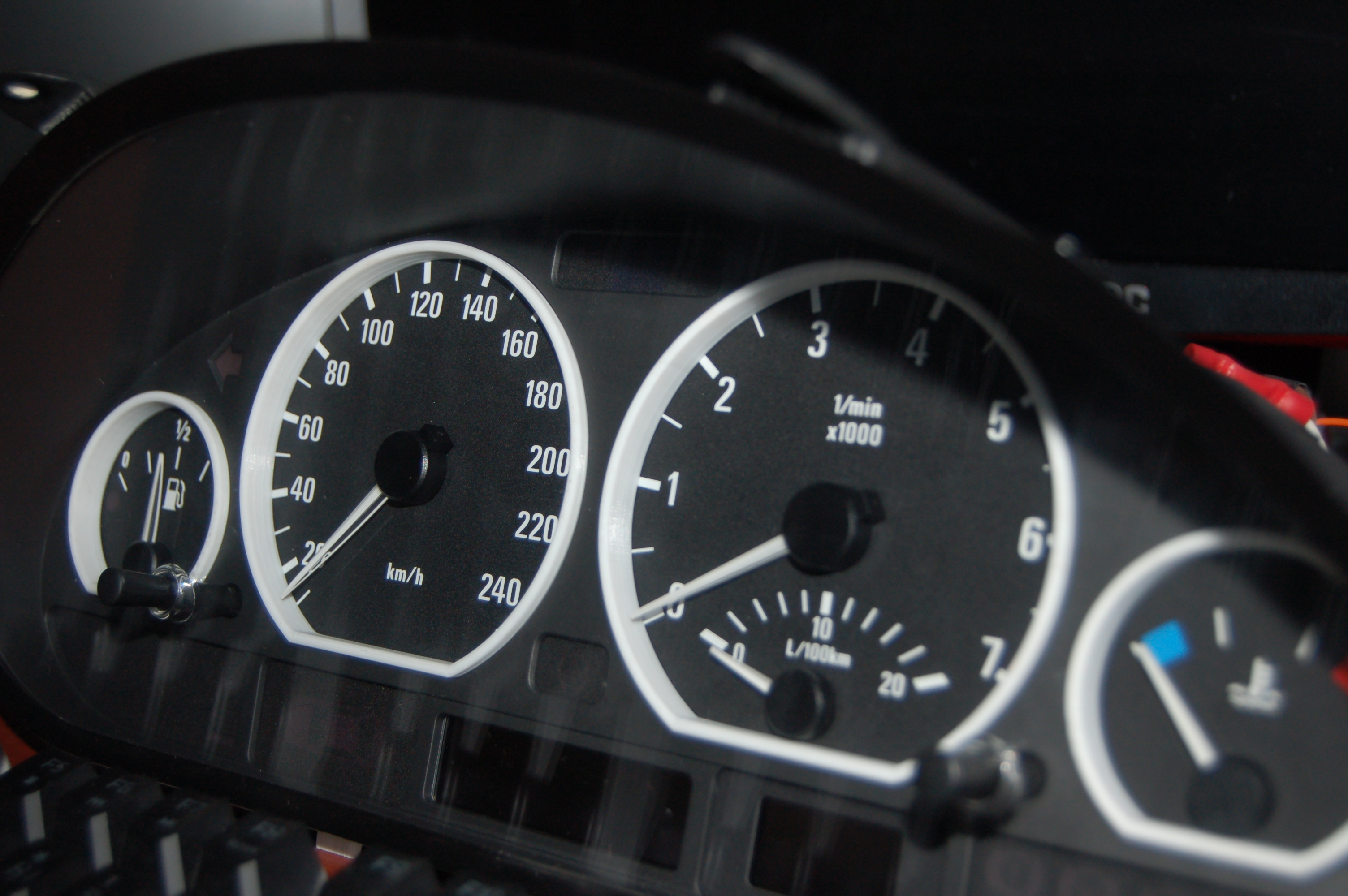 BMW e46 Gauge Rings