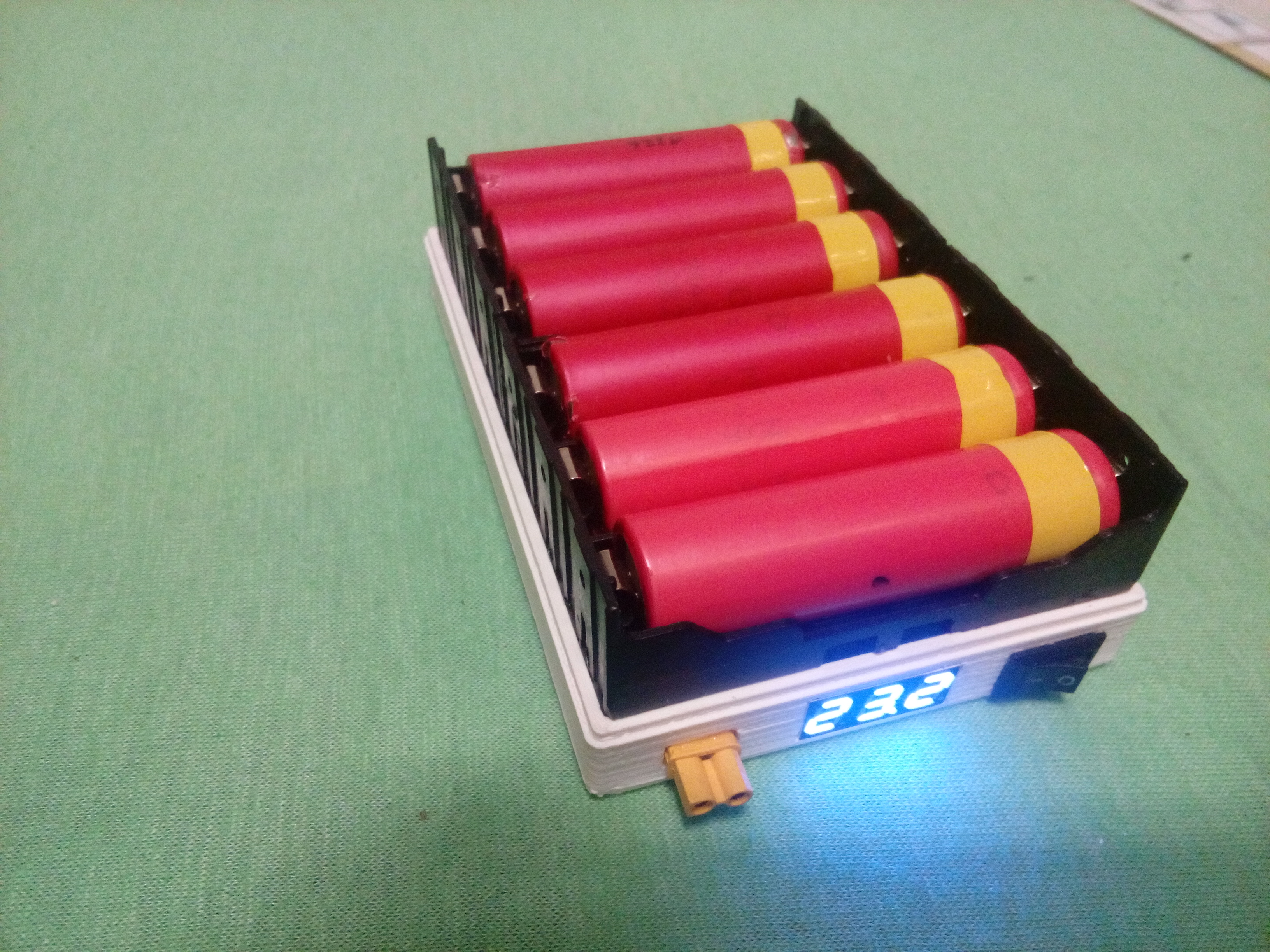 6S 18650 holder with XT30 output for TS-100