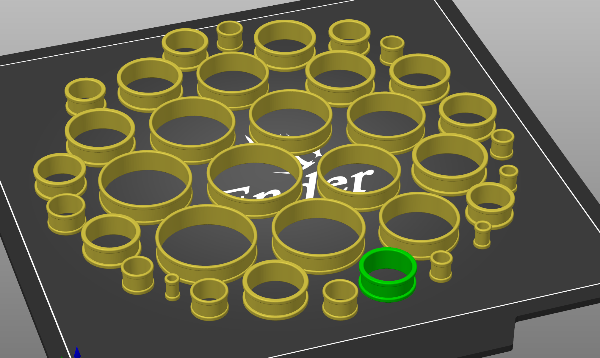 Simple ear stretchers/gauges/plugs from 5 to 50mm diameter