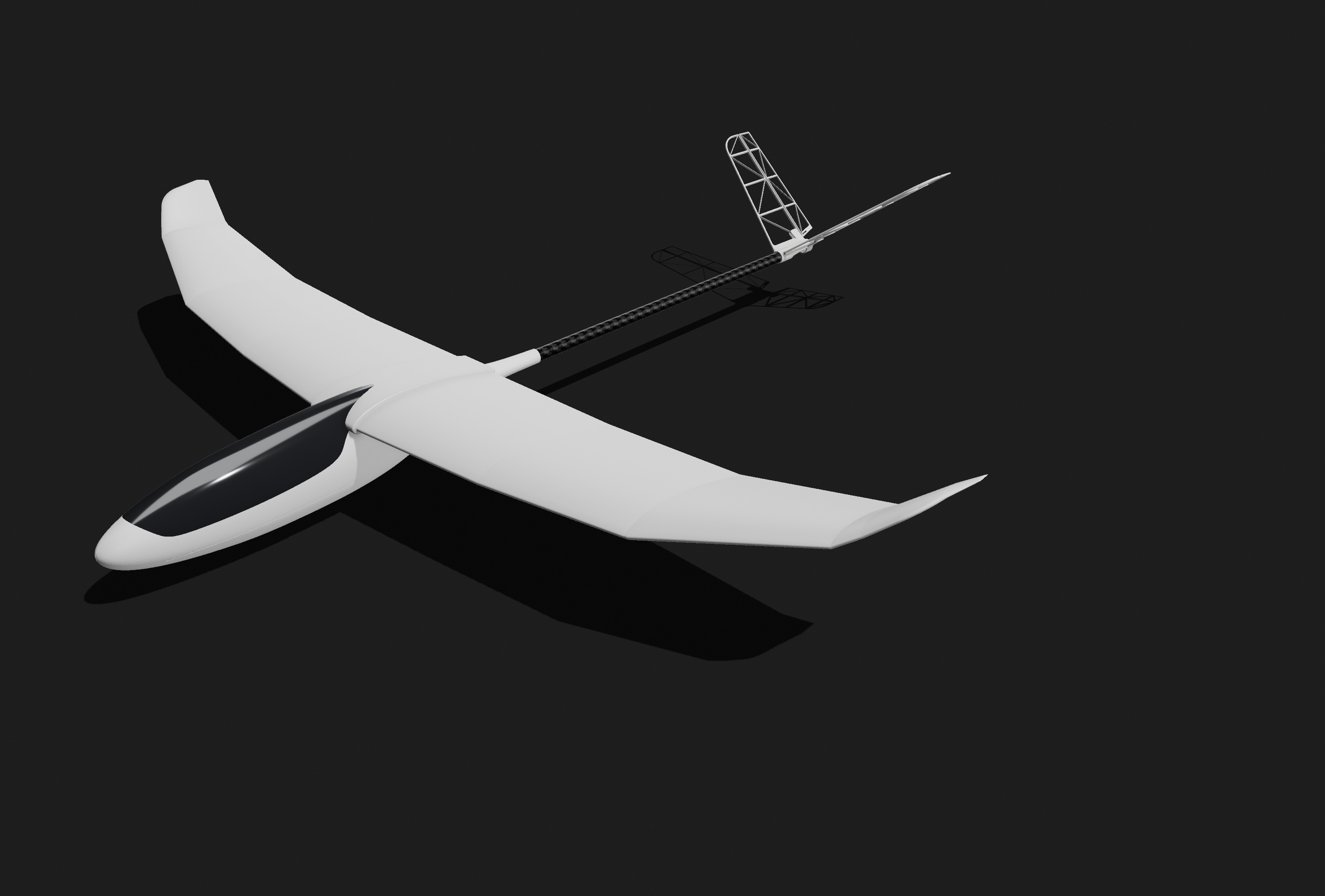 Micro Pod and Boom RC Glider