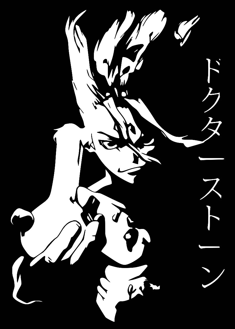 Dr Stone stencil