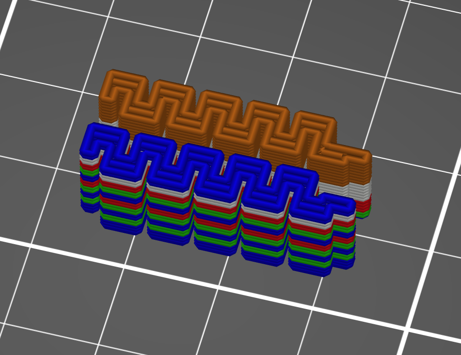 MMU2 minimum color purge calibration tool