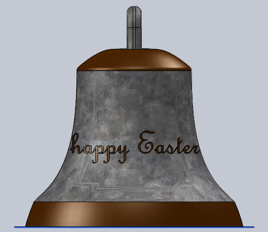 Easter bell / Cloche x4