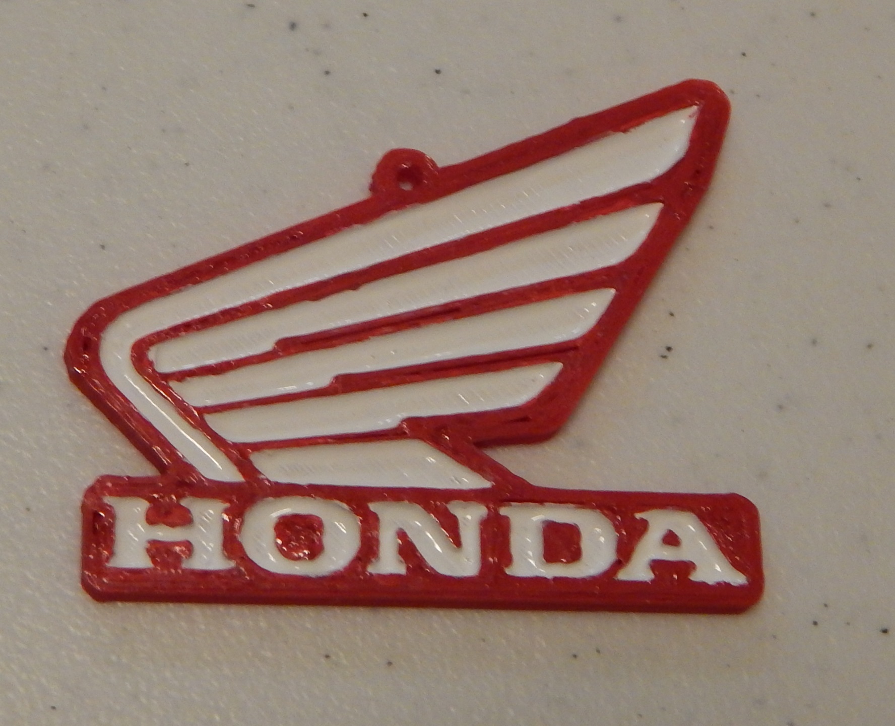 Honda Wing keychain or scale up for wall art