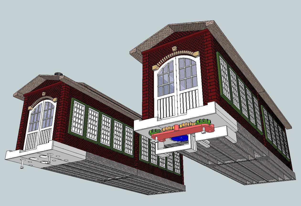 HO Scale One Stall Engine House