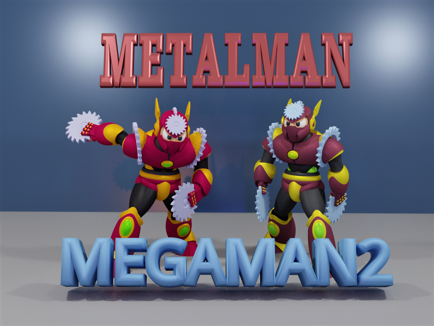 METALMAN from MEGAMAN2.