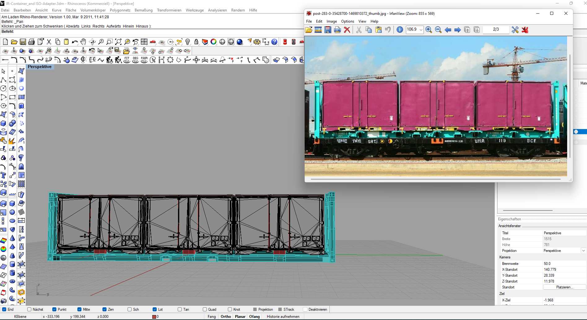 Thai ISO-flat rack for Japanese domestic container (1-150)