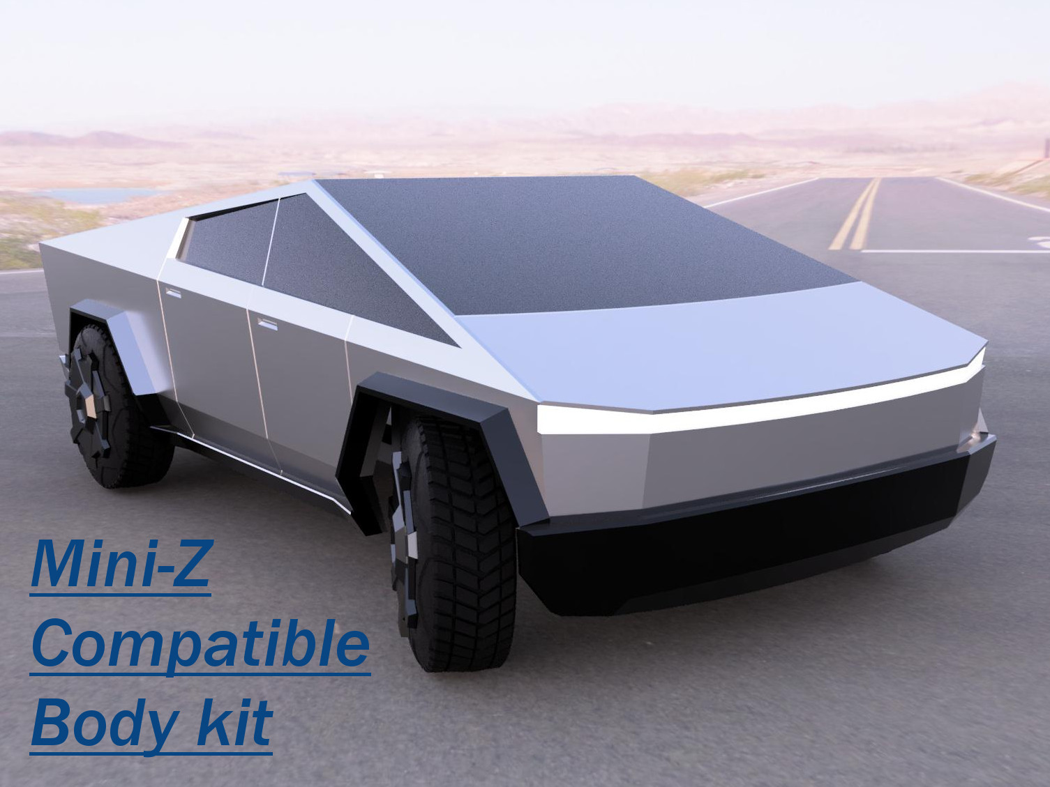 RC Cybertruck (body kit + chassis)