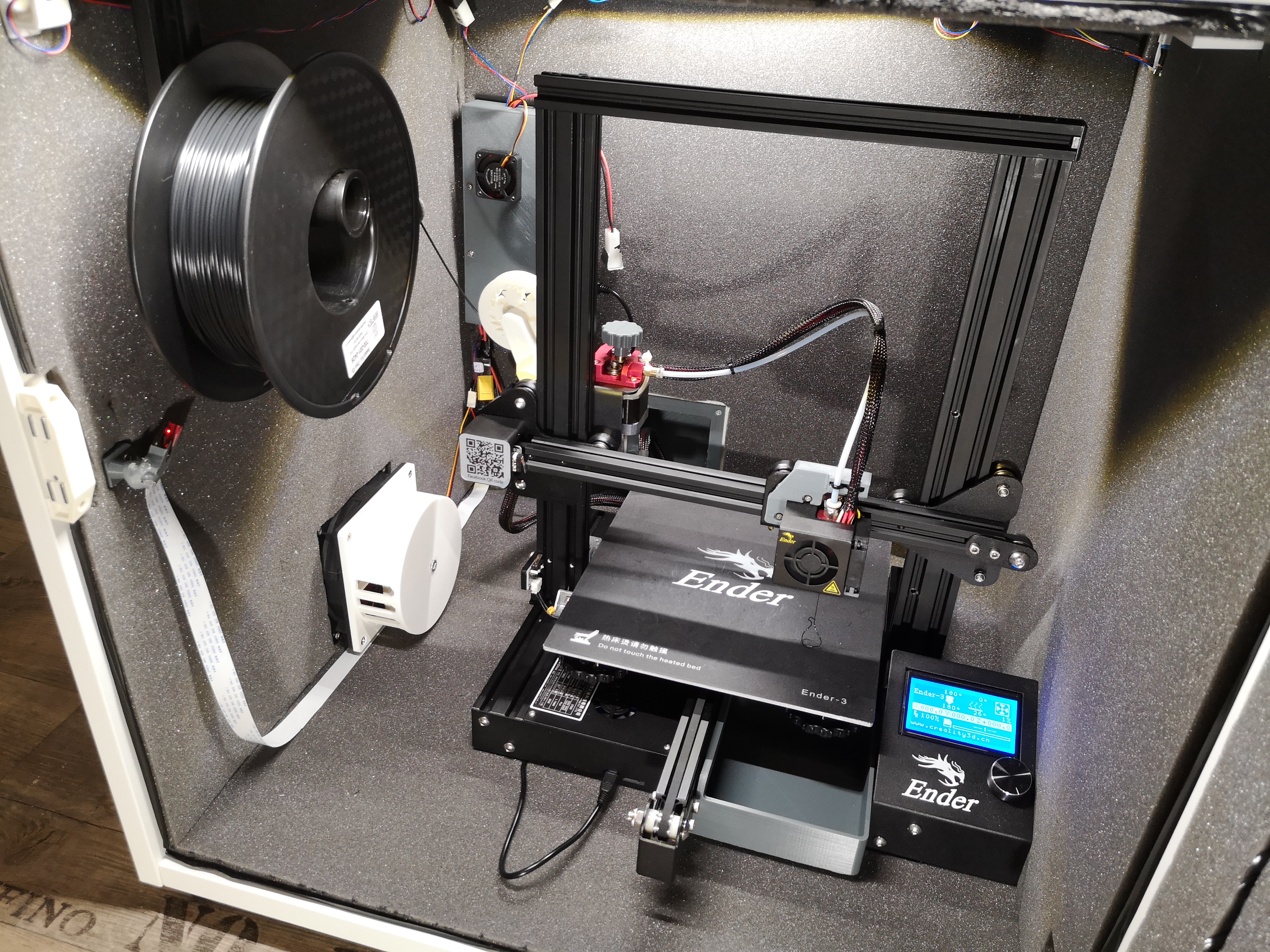 Ender3 silent Octoprint controlled Enclosure / Housing