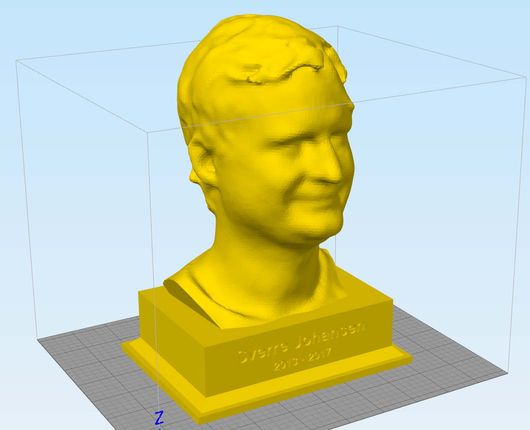 The Great Sverre (human head 3D scan)