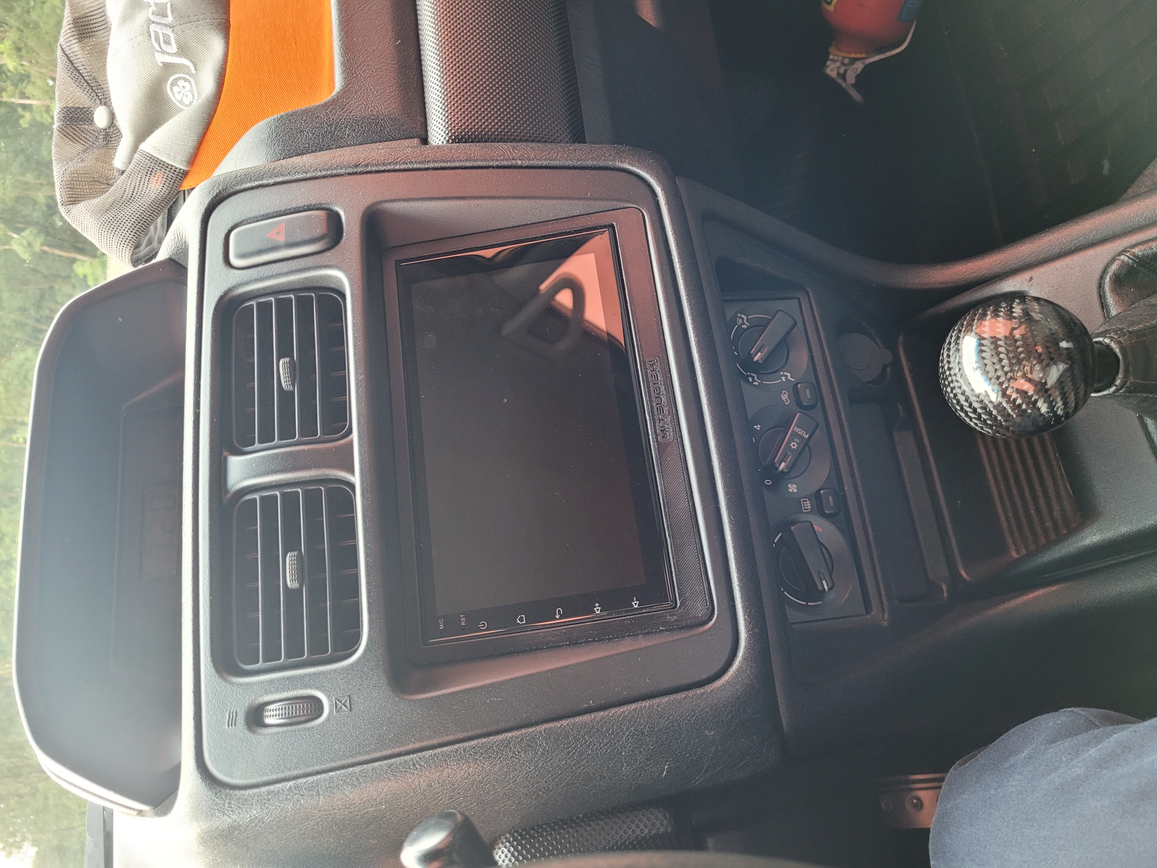 Moldura 2 din para Pajero TR4/ 2Din frame for Pajero Pinin