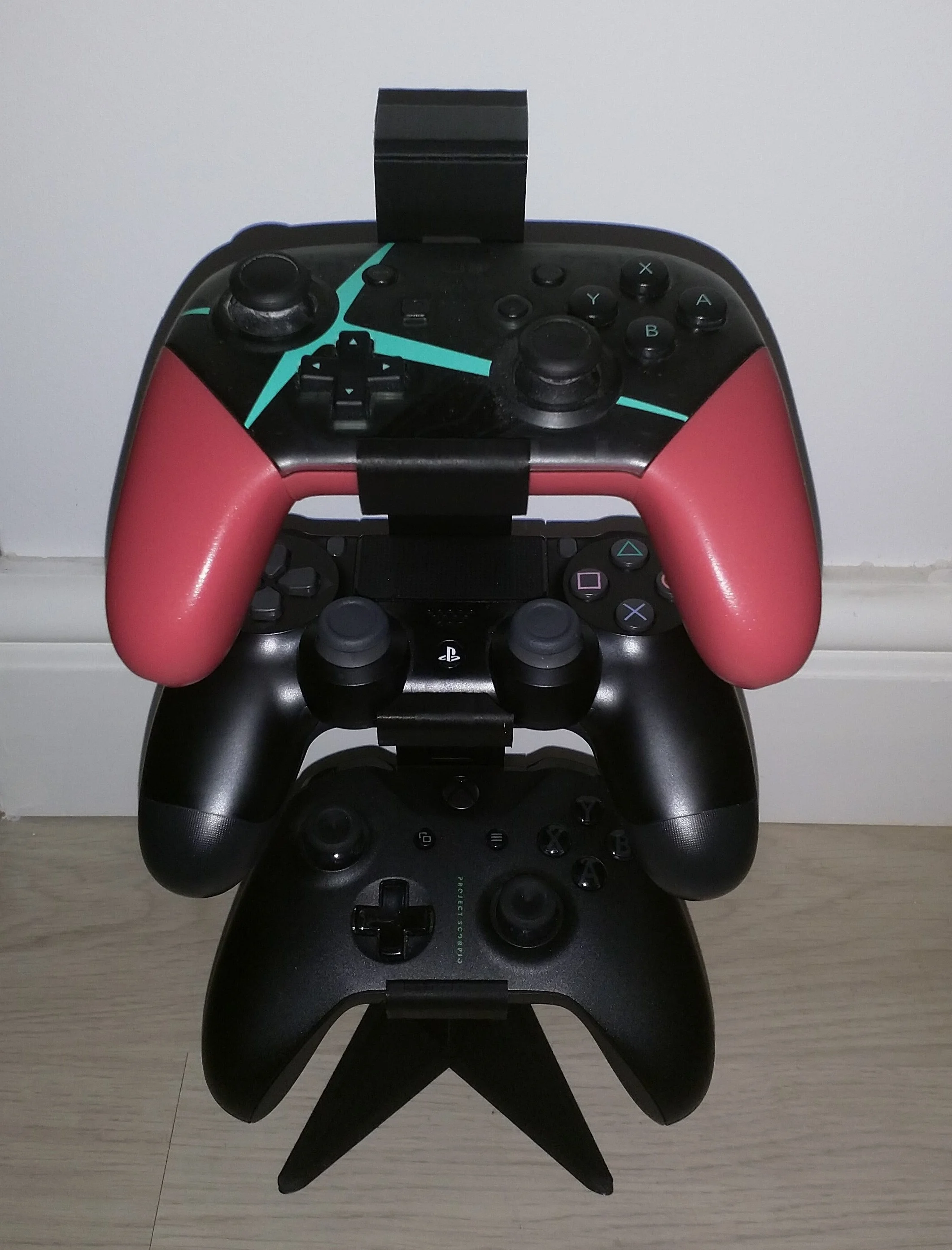 Xbox Core/One, PS4, Switch Pro, and Wii U Pro Modular Controller Stand v3