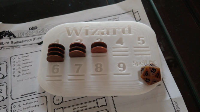 D&D 5th Spell Tracker
