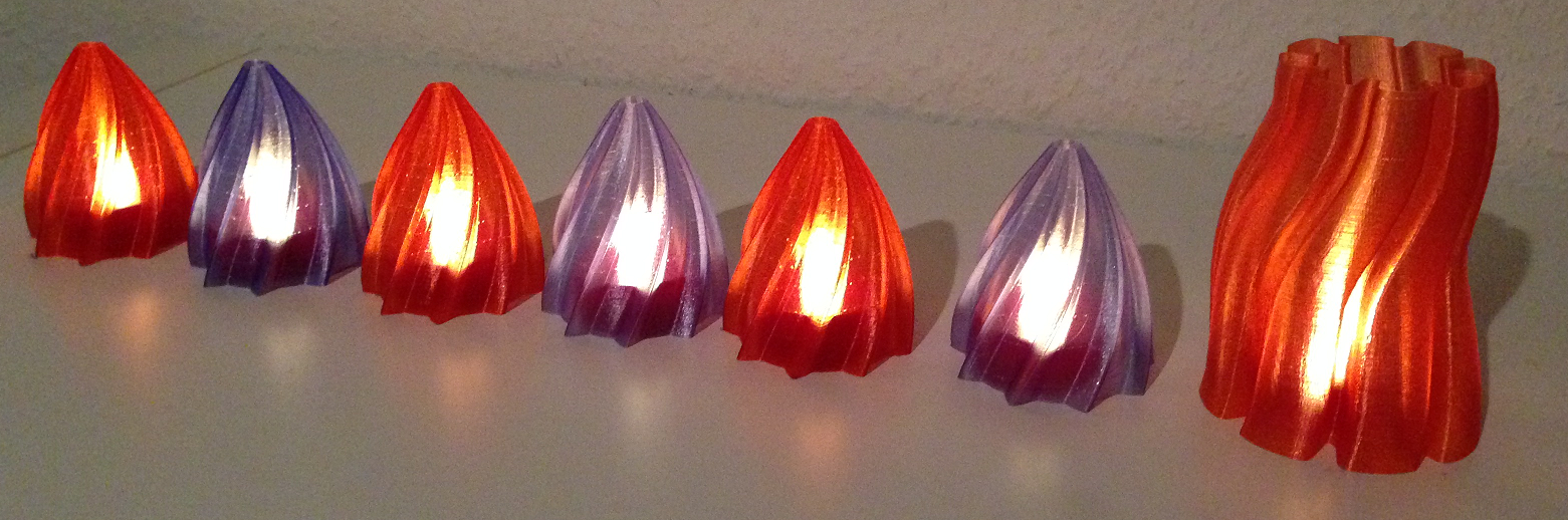 IKEA Hack Christmas Decor for LED Candles