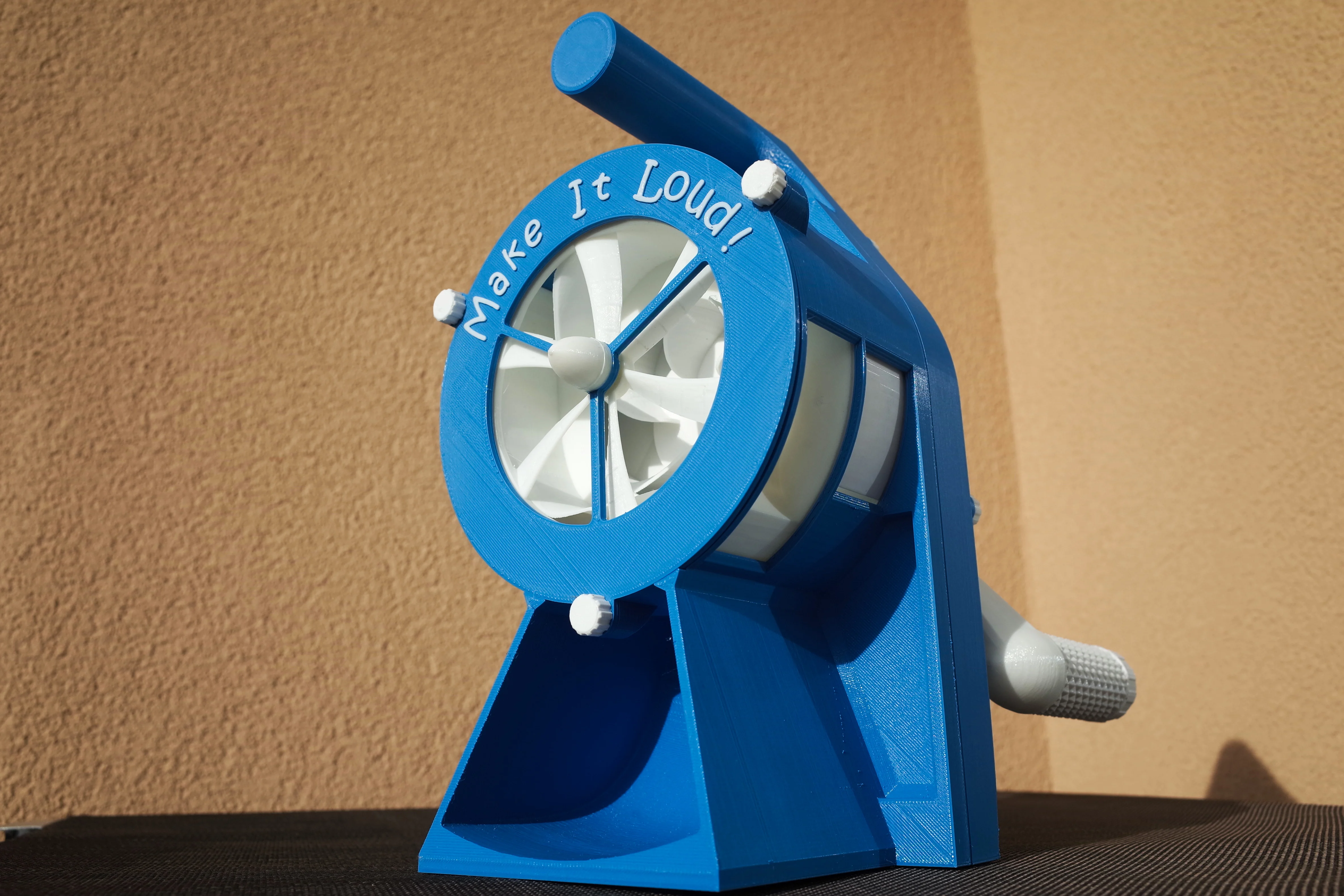 Air Raid Siren - hand crank version