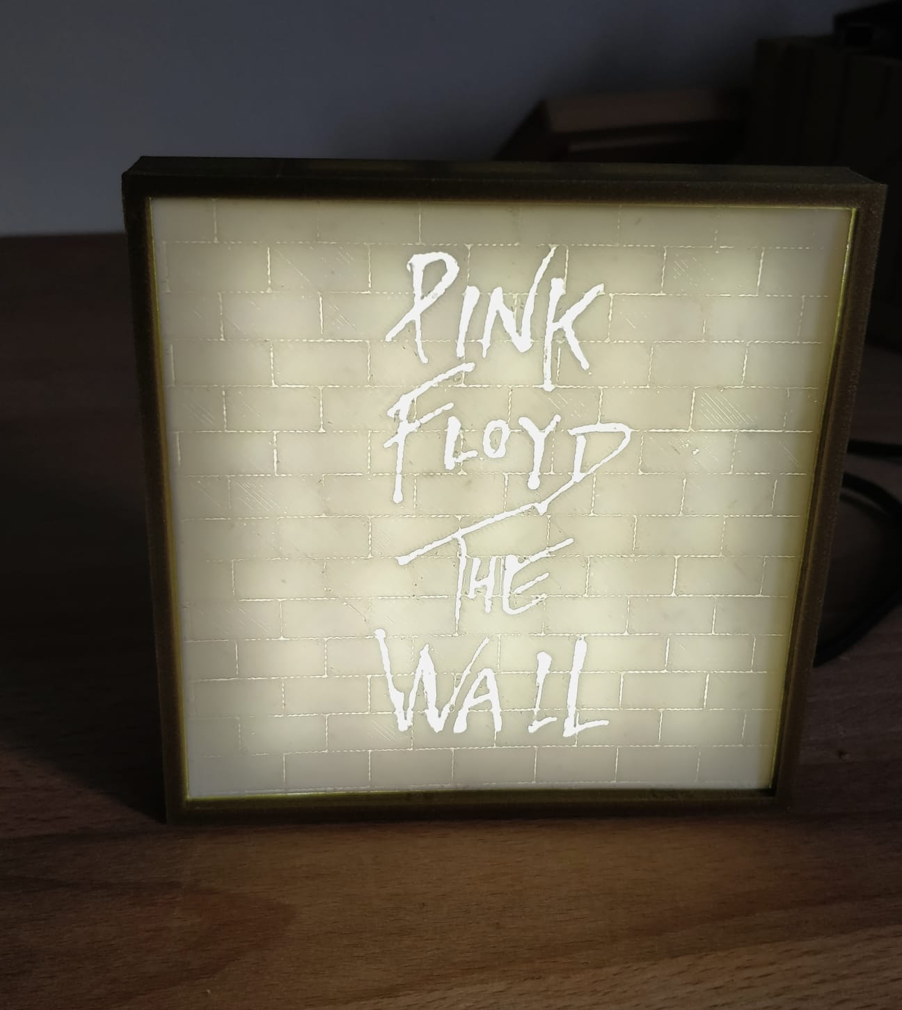 Pink Floyd Lithophane Lamp