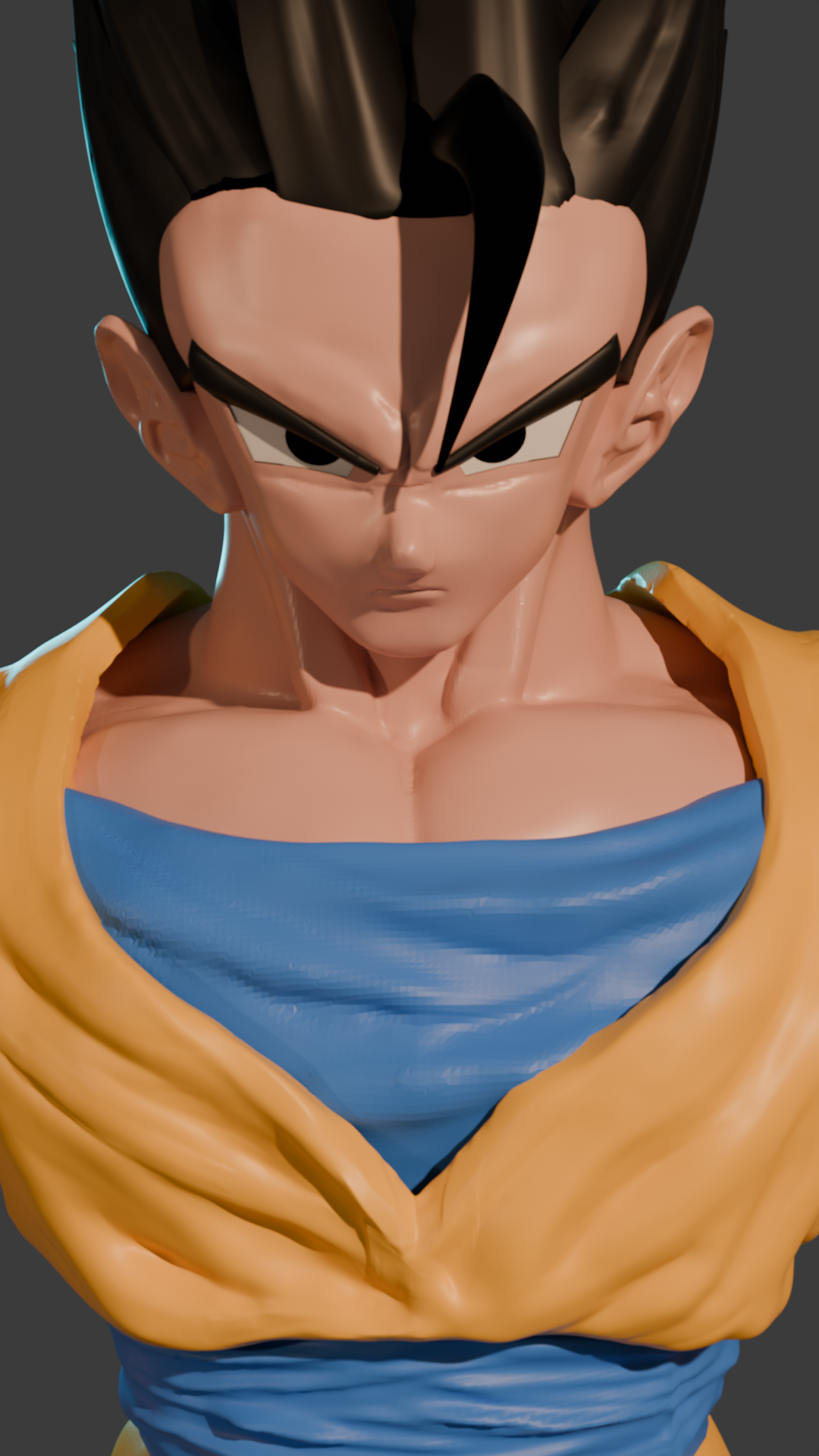 Gohan gashapon model