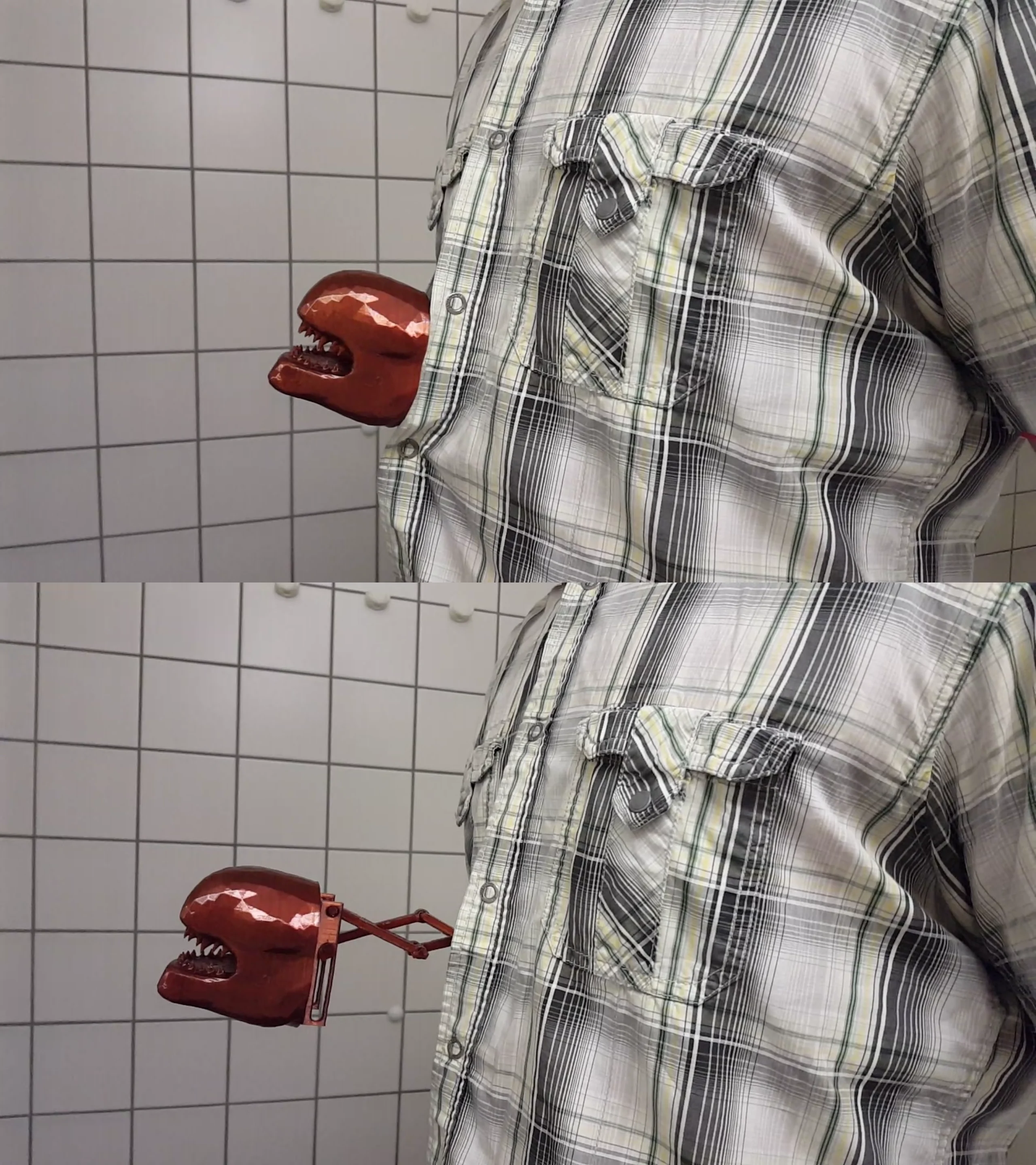 Moving Alien Chestburster Halloween Costume [No Support, Easy Assembly]