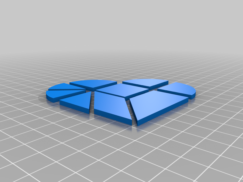002 Vorsicht: Spielende Zahlen! Tangram-Heart