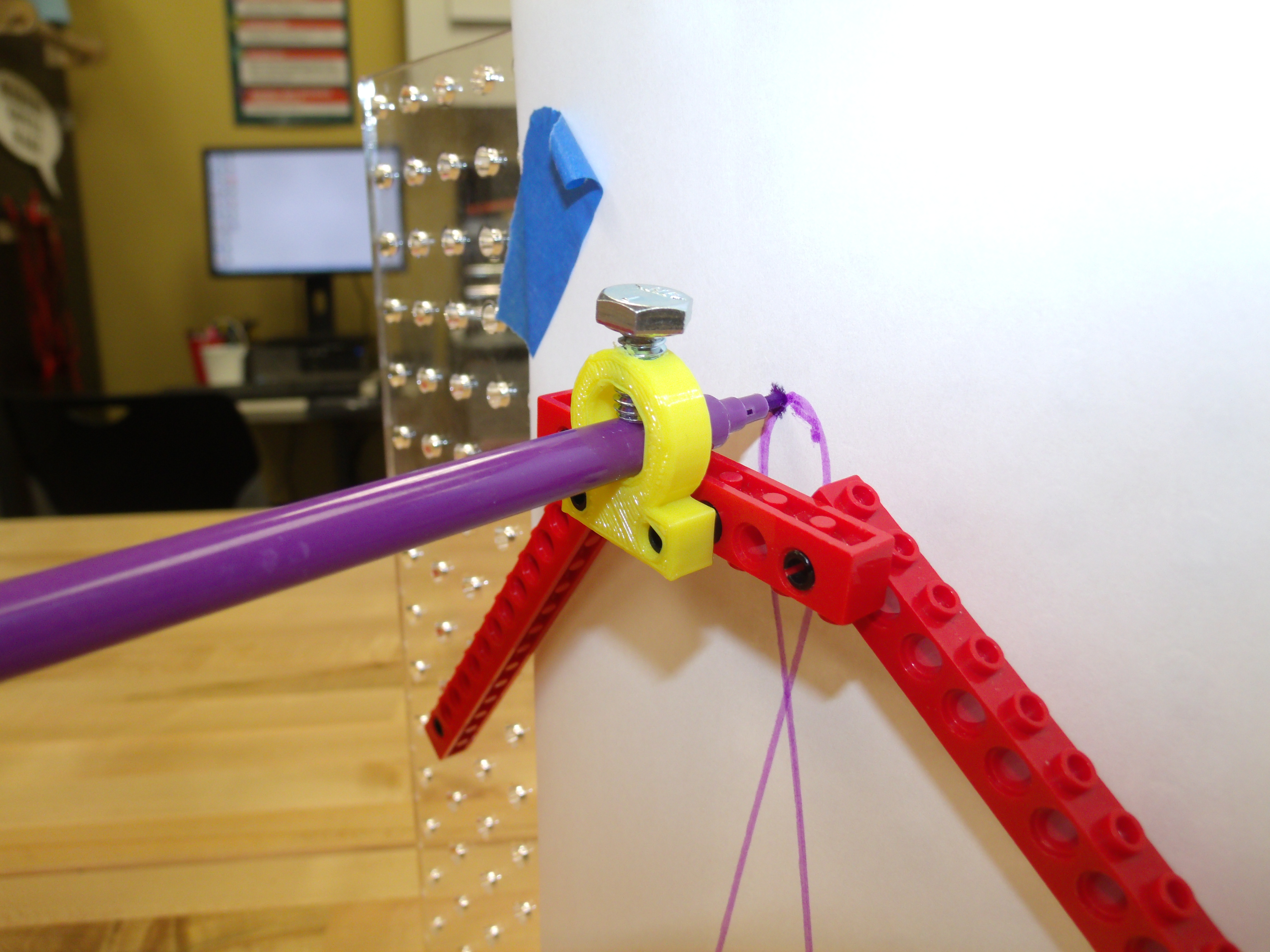 LEGO technic pen holder