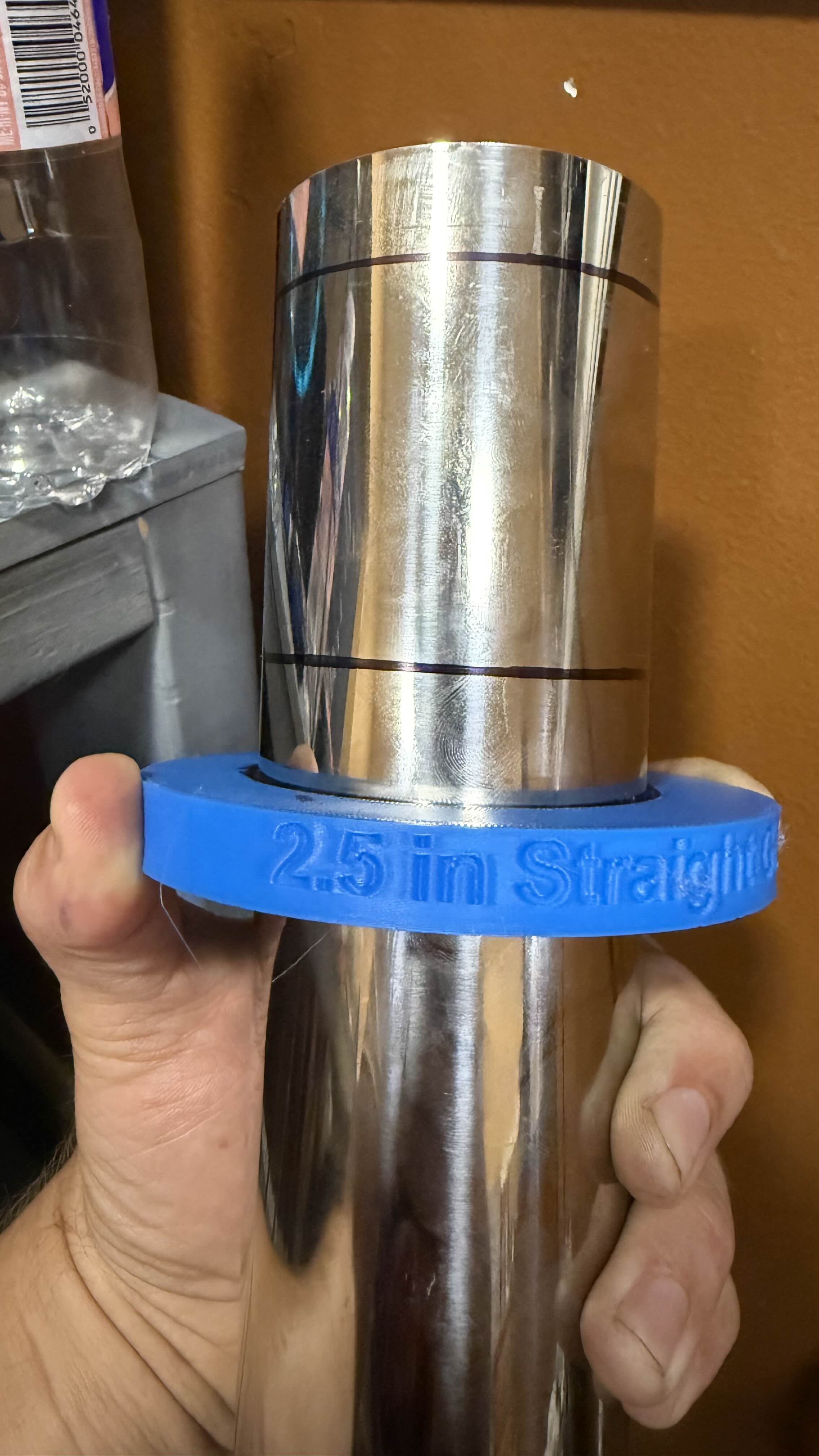 2.5in Exhaust Pipe Straight Line Marking Guide