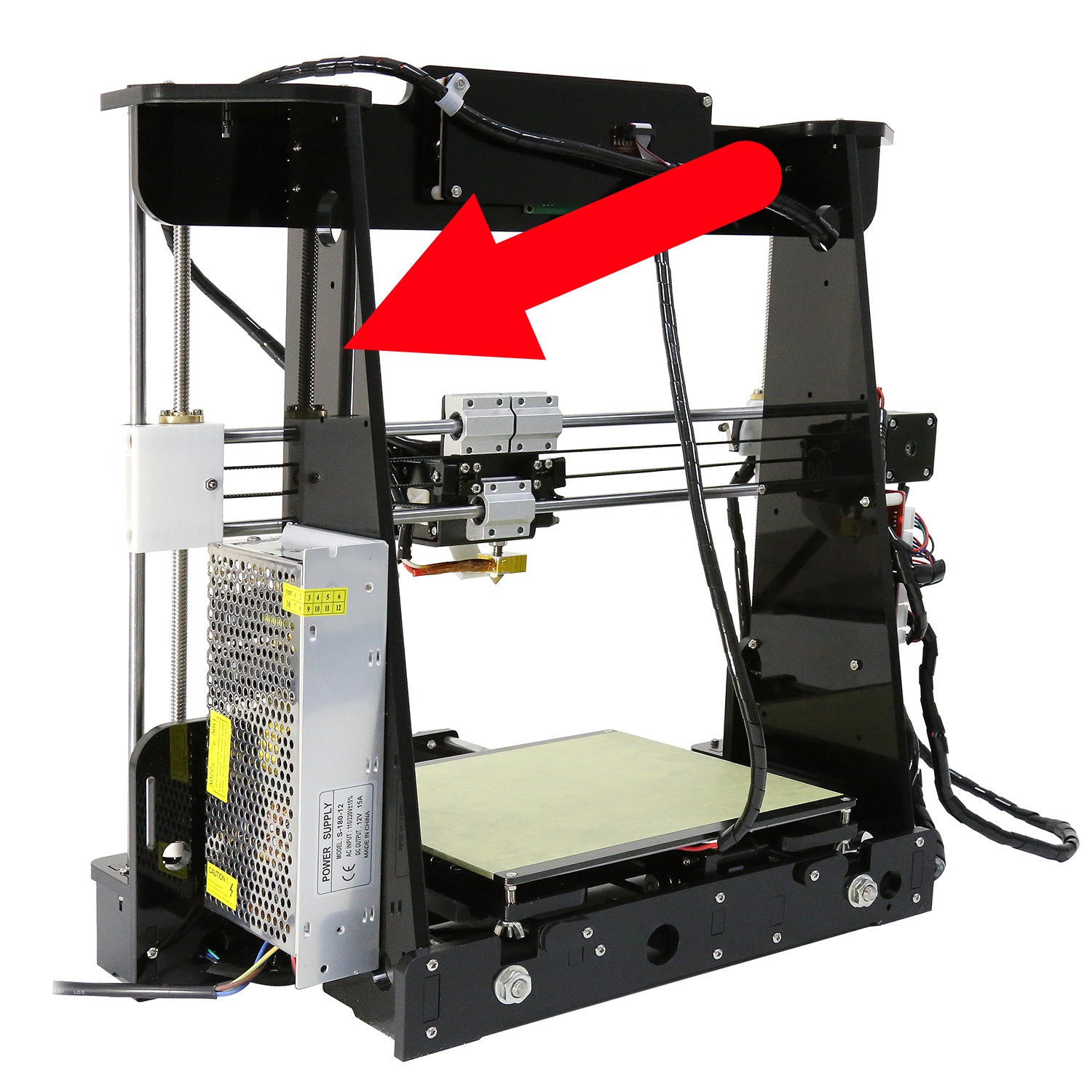 Raspberry Pi B+ 2/3 Case (+RF433 emitter) for Prusa i3 (Anet A8 / Alunar M505 / P802)