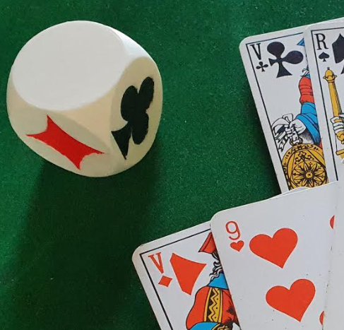 Dé jeux de cartes - Belotine