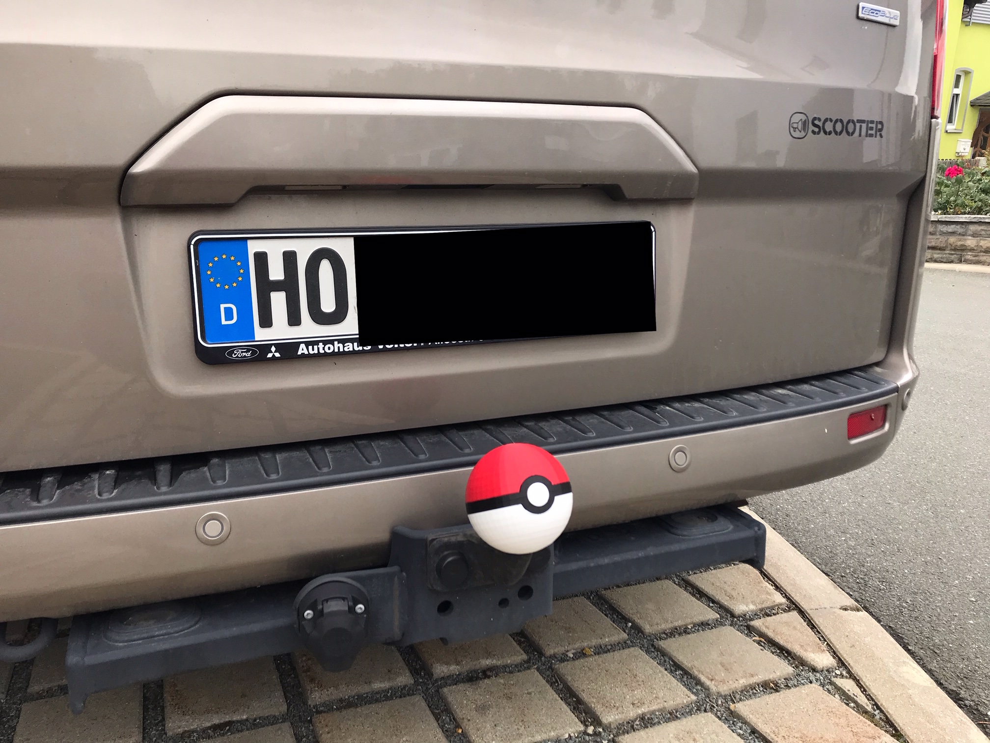 Pokemon Pokeball für die Anhängerkupplung