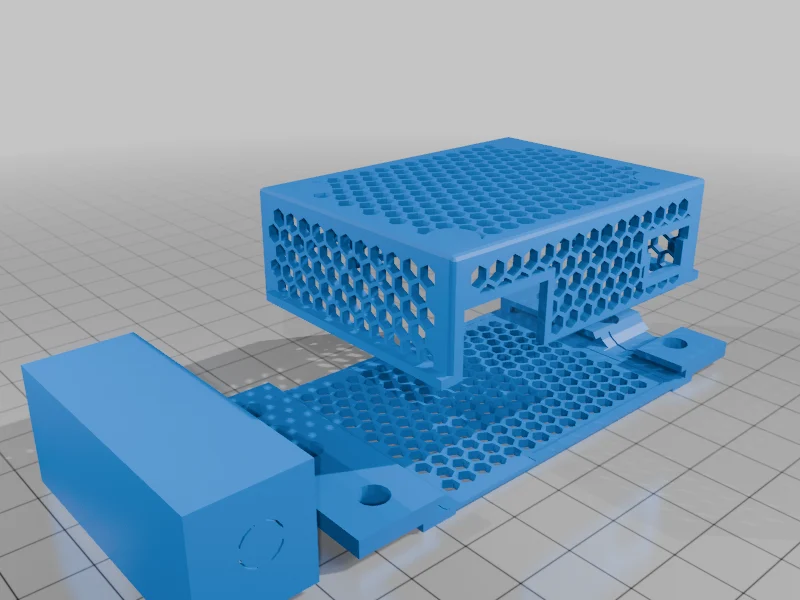 Modular enclosure compatible w/ CM4-NANO-B Base Board for Raspberry Pi Compute Module 4